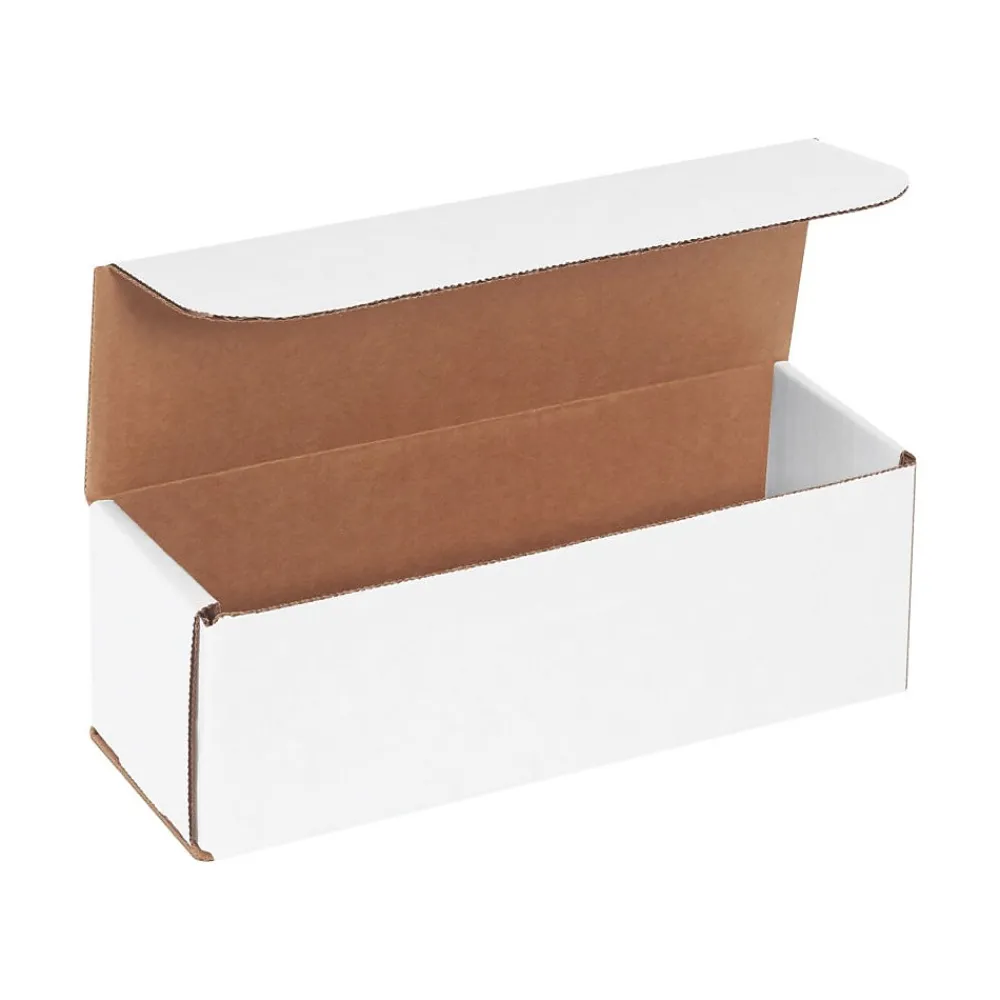 Clearance SI Products Corrugated Mailers, 9" x 3" x 3", White, 50/Bundle (M933)