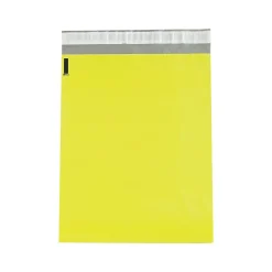 New SI Products Peel & Seal Colored Poly Mailer, 14.5" x 19", Yellow, 100/Carton (CPM1419Y)