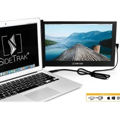 SideTrak Portable ST12BK 12.5" LCD Monitor, Black