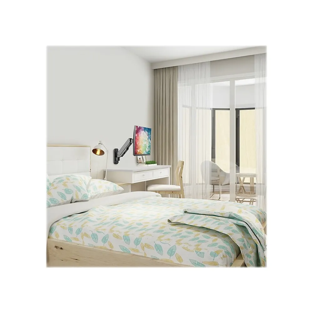 Hot SIIG Adjustable Monitor Arm, Up to 32", Black (CE-MT2K12-S1)