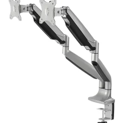 Clearance SIIG Adjustable Monitor Mount, Up to 32", Silver (CE-MT2E12-S1)