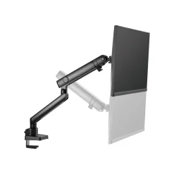 Best SIIG Aluminum Mechanical Spring Slim Monitor Arm - Single, Up to 32", Black (CE-MT2T12-S1)