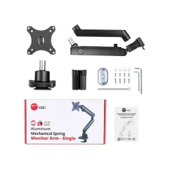 Best SIIG Aluminum Mechanical Spring Slim Monitor Arm - Single, Up to 32