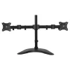 Best SIIG Articulated Freestanding Dual Monitor Desk Stand - 13"-27" Mounting kit, Up to 27", Black (CE-MT1U12-S1)
