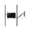 Online SIIG High Premium Aluminum Gas Spring Wall Mount - Single Monitor Arm, Up to 32", Black (CE-MT2L12-S1)
