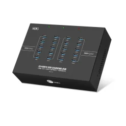USB-A Charging Station, 200W, Black (ID-US0611-S1)<SIIG Online