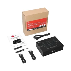 USB-A Charging Station, 200W, Black (ID-US0611-S1)<SIIG Online