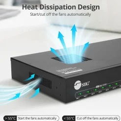 SIIG USB-C to USB-C Charging Station, Black (ID-US0B11-S2)