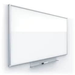 Dry Erase*Quartet Silhouette™ Total Erase® Dry-Erase Whiteboard, Silver Aluminum Frame, 39"x22' (C3922)