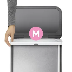 12 Gallon Trash Bag, Low Density, White (CW0261)<simplehuman Sale