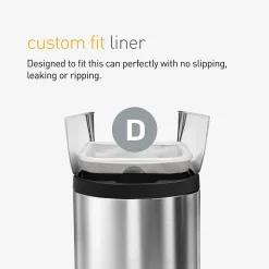 5.2 Gallon Trash Bag, Low Density, White (CW0254)<simplehuman Outlet