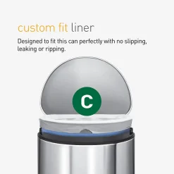 3.2 Gallon Trash Bag, Low Density, White (CW0252)<simplehuman Discount