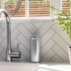 Automatic Hand Soap / Sanitizer Dispenser, 266mL., Brushed Steel (ST1082)<simplehuman Hot