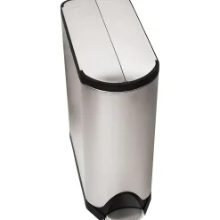 Butterfly Step Trash Can, Fingerprint-Proof Stainless Steel, 12 Gallon (CW1897)<simplehuman Outlet