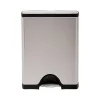 Indoor Step Trash Can, Brushed Stainless Steel, 13 Gal. (CW1816)<simplehuman Hot