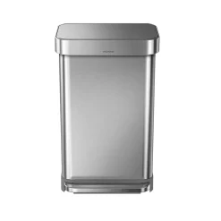 Indoor Step Trash Can, Brushed Stainless Steel, 12 Gal. (CW2024)<simplehuman Hot