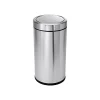 Indoor Swing Lid Trash Can, Brushed Stainless Steel, 14.5 Gal. (CW1442)<simplehuman Outlet