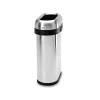 Indoor Trash Can with Lid, Brushed Stainless Steel, 13 Gallon (CW1467)<simplehuman Sale