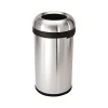 Indoor Trash Can with Lid, Brushed Stainless Steel, 16 Gallon (CW1407)<simplehuman Outlet