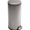 ® Round Step Can, 8 Gallon, Fingerprint-proof Stainless Steel, 25.6"H x 15.1"W x 12.4"D<simplehuman Best