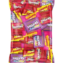 Mars Skittles & Starburst Fun-Size Variety Pack, 104.4 oz. (220-00768)