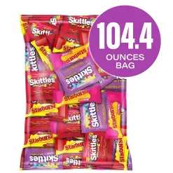 Mars Skittles & Starburst Fun-Size Variety Pack, 104.4 oz. (220-00768)