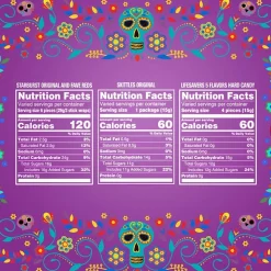 Mars SKITTLES, STARBURST Original & FaveRed, LIFE SAVERS Chewy & Hard Candy Assortment, 44.07 oz, 150 Pieces Bag (225-00106)