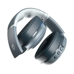 Crusher Evo Sensory Bass Wireless Over-Ear Headphones with Microphone, Bluetooth, Chill Gray (S6EVW-N744)<Skullcandy Best