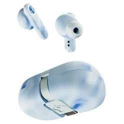 EcoBuds True Wireless Earbuds with Microphone & Charging Dock, Bluetooth, Glacier (S2EOW-Q764)<Skullcandy Best