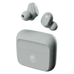 Mod True Wireless Earbuds with Microphone & Charging Case, Bluetooth, Light Gray (S2FYW-P751)<Skullcandy Best