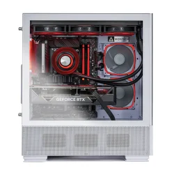 Hot Skytech Gaming Skytech Azure 2 Gaming Desktop, AMD Ryzen 7-5700, 16GB RAM, 1TB SSD, NVIDIA RTX3050 Graphics, White