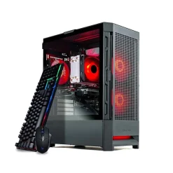 New Skytech Gaming Skytech Blaze 4 Mini Gaming Desktop, Ryzen 7 5700, 16GB RAM, 2TB NVMe Solid State Drive, NVIDIA RTX 3050, Black