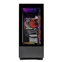 New Skytech Gaming Skytech Blaze 4 Mini Gaming Desktop, Ryzen 7 5700, 16GB RAM, 2TB NVMe Solid State Drive, NVIDIA RTX 3050, Black