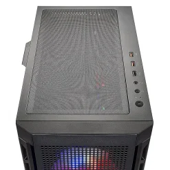 New Skytech Gaming Skytech Blaze 4 Mini Gaming Desktop, Ryzen 7 5700, 16GB RAM, 2TB NVMe Solid State Drive, NVIDIA RTX 3050, Black