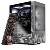 Online Skytech Gaming Skytech Ghost Gaming Desktop, Intel Core i5-13400F, 16GB RAM, 1TB SSD, Intel Arc A580 Graphics, Windows 11, White Camo