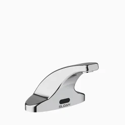 Sloan Hardwired-Powered Touchless Deck-Mounted Mid Integrated Base Body Faucet Polished Chrome (3362116)