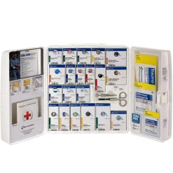 SmartCompliance Plastic First Aid Cabinet, ANSI Class A, 50 People, 242 Pieces (90608)