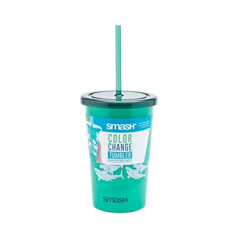 Shark Color-Changing Tumbler, Light Green/Dark Green, 20.28 oz. (34131)<Smash Best