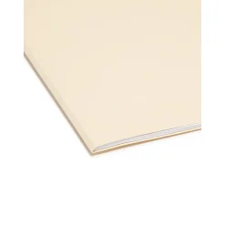 File Folders|Smead 100% Recycled File Folders, 1/3-Cut Tab, Legal Size, Manila, 100/Box (15339)