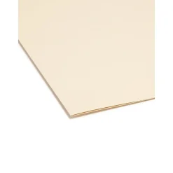 File Folders|Smead 100% Recycled File Folders, 1/3-Cut Tab, Legal Size, Manila, 100/Bx (15339)