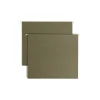 Hanging File Folders|Smead 100% Recycled Hanging File Folders, 2" Expansion, Letter Size, Standard Green, 25/Box (65090)