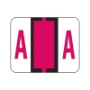 Labels|Smead BCCR Color Coded Alphabetic Labels, 1" x 1.25", Red, 500/Roll (67071)