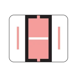 Labels|Smead BCCR Color Coded Alphabetic Labels, I, Pink, 500/Roll (67079)