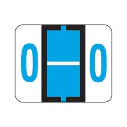 Labels|Smead BCCR Color Coded Alphabetic Labels, O, Blue, 500/Roll (67085)