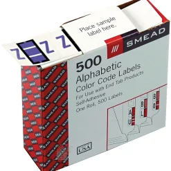Labels|Smead BCCR Labels File Folder Label, Z, Lavender, 500 Labels/Pack (67096)