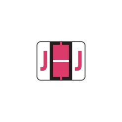 Labels|Smead BCCR Labels File Folder Label, J, Red, 500 Labels/Pack (67080)