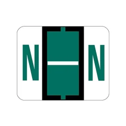 Labels|Smead BCCR Labels File Folder Label, N, Dark Green, 500 Labels/Pack (67084)
