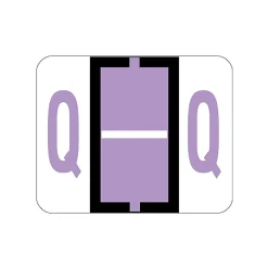 Labels|Smead BCCR Labels File Folder Label, Q, Lavender, 500 Labels/Pack (67087)