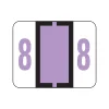 Labels|Smead BCCRN Color Coded Numeric Labels, 8, Lavender, 500/Roll (67378)