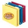 Hanging File Folders|Smead Box Bottom Hanging File Folder, 2" Expansion, 5-Tab Tab, Letter Size, Assorted Colors, 25/Bx (64264)